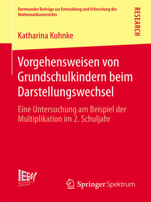 cover image of Vorgehensweisen von Grundschulkindern beim Darstellungswechsel